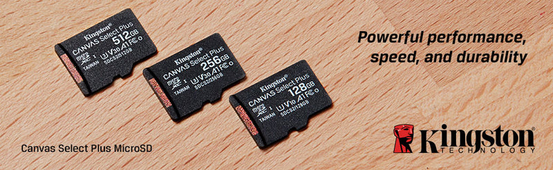 Kingston 64GB microSDHC Card -UHS-I speeds up to 100MB/s