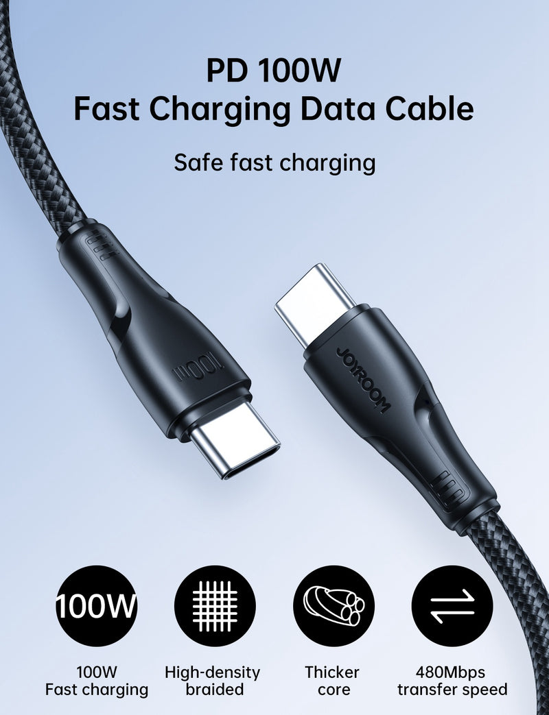 Joyroom Type-C to Type-C 100W 2m Fast Charging cable (S-CC100A11)