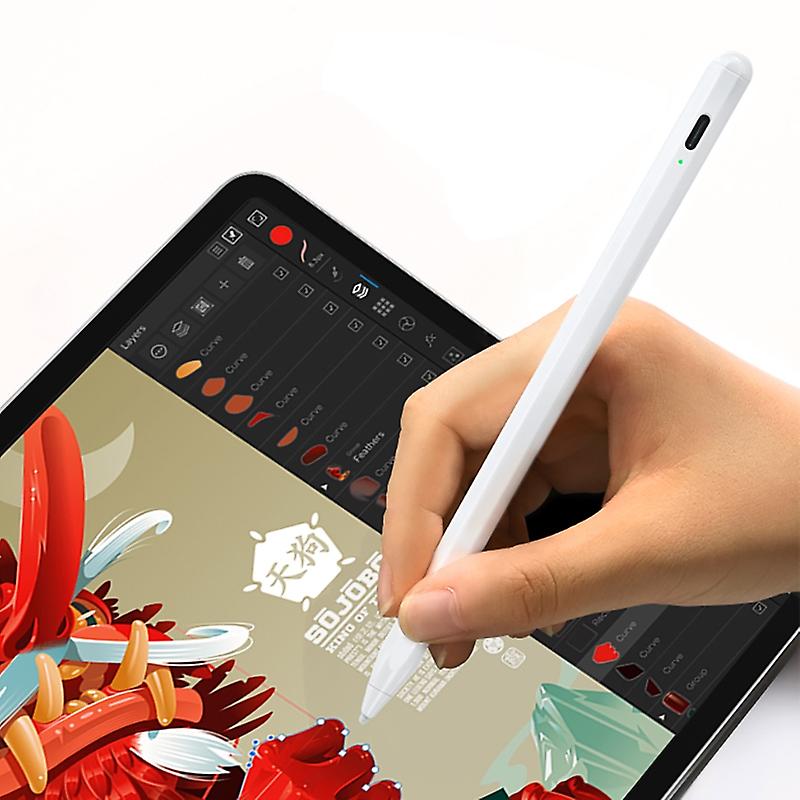 Joyroom JR-K12 Active Capacitive Dual Modes Magnetic Sensitive Touch Stylus Pen iPad (Active), Android, Windows etc- White