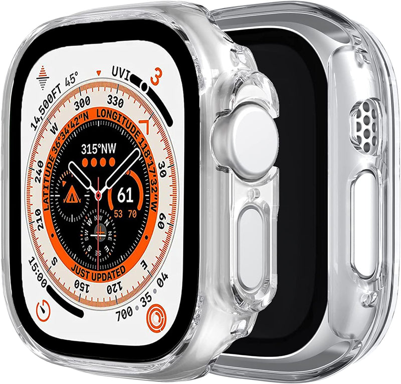 Apple Watch Ultra 49mm Transparent Pc+Glass case