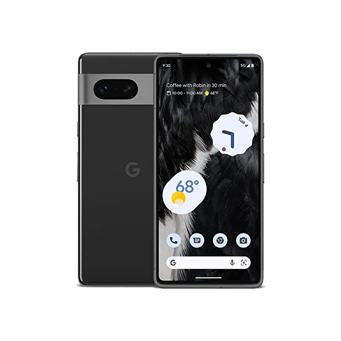 Google Pixel 7 Android Phone, 128GB, 6.3 Inch, Obsidian -Brand New