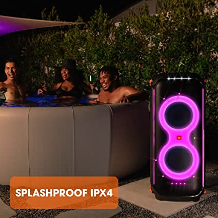 JBL PartyBox 710 Party Speaker with 800W Powerful Sound, Built-in Lights and splashproof design/ Black/ JBLPARTYBOX710AM