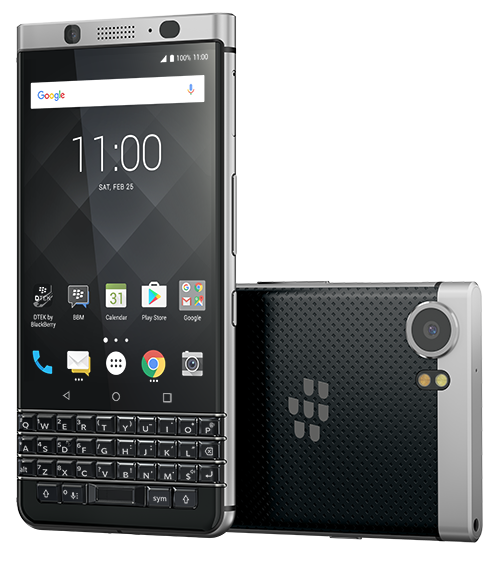 BlackBerry KEYone Unlocked Android Smartphone 4G LTE, 32GB/AWS/Open Box-Silver