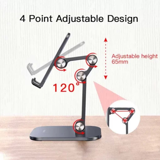 Yesido Double Folding C104 Desk Holder for Phones and Tablets