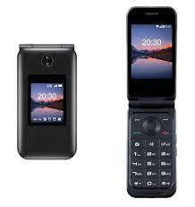 ZTE CYMBAL 2/4GB/Black/Z2335L/Unlocked LTE Flip Cellphone/Brand New