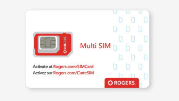 Rogers Multi Sim Card- Rogers Multi-Sim Card - Non-Activated Sim Card Supporting Nano, Micro and Standard Sim Devices