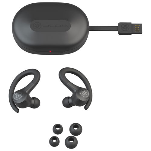 JLab GO Air Sport In-Ear True Wireless Earbuds - Graphite