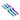 Purple/Teal/Blue Bands, Small