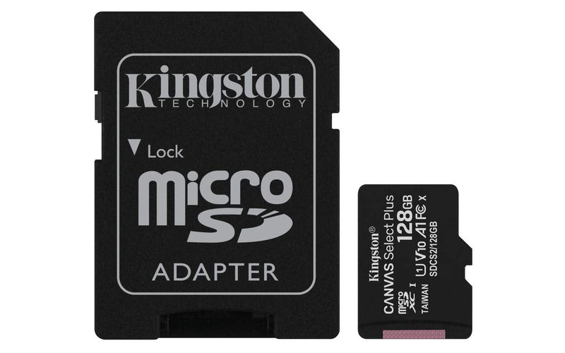 Kingston 128GB microSDHC Card -UHS-I speeds up to 100MB/s (Copy)
