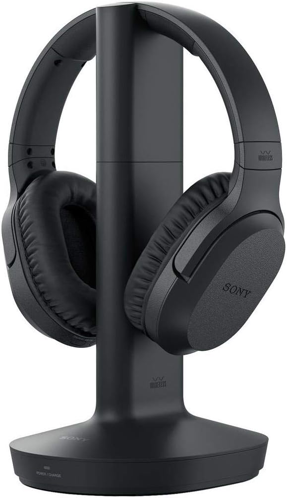 SONY WH-RF400 /  Wireless Home Theater Headphones for Watching TV  / Black / A Stock