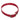 1-inch Collar Strap - Red