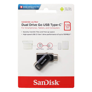 SanDisk Dual USB Drive Type C 128GB