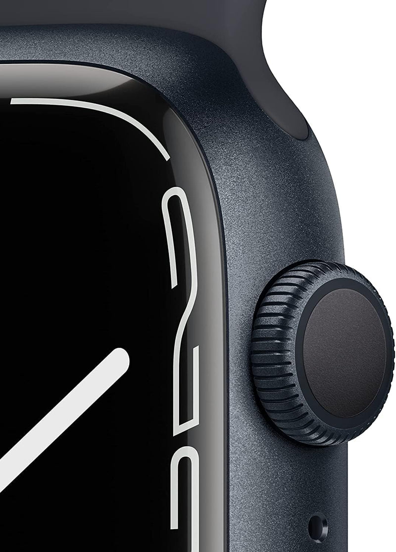 Apple Watch Series 7 GPS + Cellular 45mm Smartwatch, Midnight Aluminiu