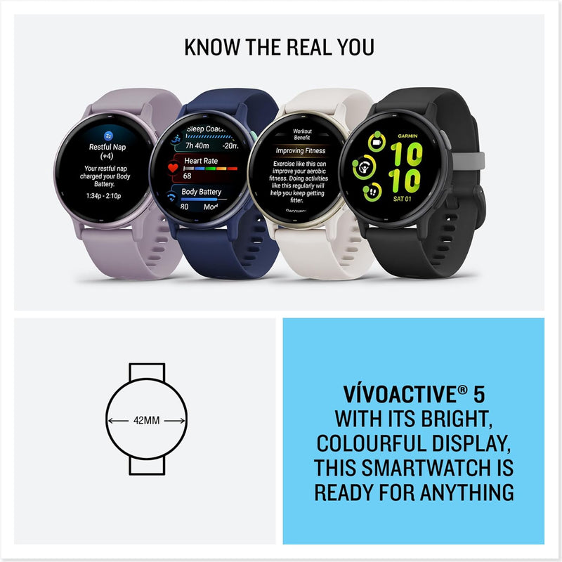 Garmin Watch Vivoactive 5/ Fitness Smartwatch with GPS/ AMOLED Display/ Up to 11 Days of Battery