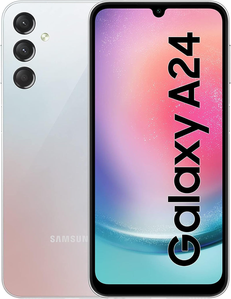 SAMSUNG Galaxy A24 4G LTE Cell Phone, 128GB, 6.5 inch, 50MP, Triple Lens Camera, Dual-Sim, International Version, Unlocked (Brand New)