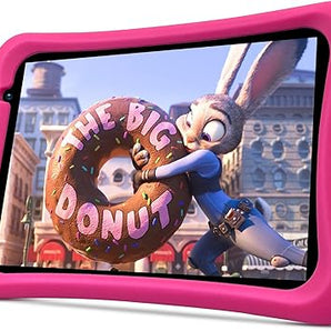 Pritom L8 Kids Edition 8 inch Tablet/ Android 13/ 64GB/ 4GB RAM/ Wi-Fi/ 8.0 MP Rear Camera with Protective Case