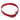 1-inch Collar Strap - Red