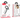 Wireless headset “S19 Heartful” ENC noise cancelling