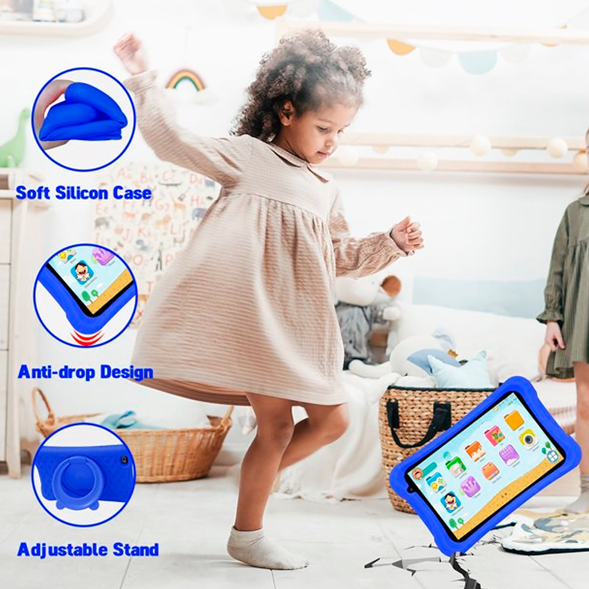 Pritl Pritom L8 Kids Edition 8 inch Tablet/ Android 13/ 64GB/ 4GB RAM/ Wi-Fi ...
