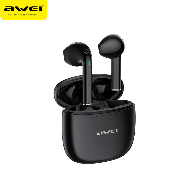 AWEI T26 Pro Wireless Bluetooth, IPX6 Water Resistant,  Stereo Headphones with Built-in Mic