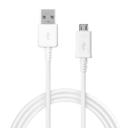 USB to Micro USB Premium Charging Cable TPE Wire 1Meter for Android Mobile Phone Tablet - White