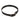 1-inch Collar Strap - Black