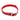 3/4 Square Buckle Collar Strap (Red)