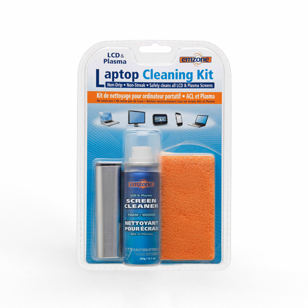 Emzone Laptop Clean Kit - Includes 2.1oz Screen Cleaner Foam - Microfi ...