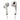 HamiltonBuhl Earbud USB-C In-Line Mic with Pause/Play Controls BULK - White