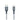 Ventev Charge & Sync USB-C to USB-A Cable 6ft Braided High Speed 2X Copper Fast Charge Reinforced Connector - Box - Gray