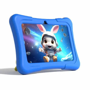 Pritom K7 PRO Kids Edition 7 inch Tablet/ Android 13/ 32GB/ 2GB RAM/ Wi-Fi/ Dual Camera/ Games/ Educational Software Installed with Proof Case - Blue