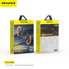 Awei TZ13 Wireless Over-Ear Earphones with ANC, Cool Appearance Design, Perfect for Night Running and Dark Environments