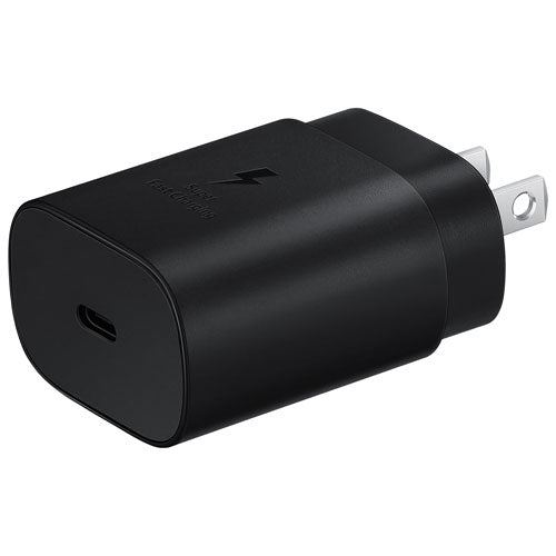 Samsung Travel Adapter USB-C Port 25W Black Wall Chargers
