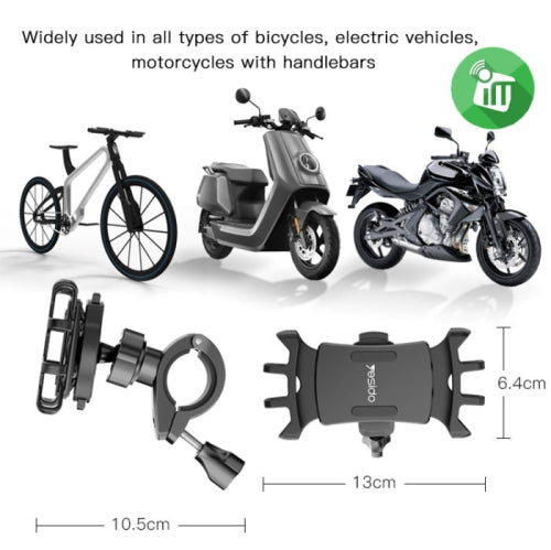 Yesido C66 Bicycle, Motorcycle, Electric Scooter, Electric Vehicle etc  Removable Holder Clip