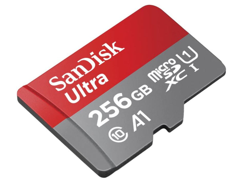 SanDisk 256GB Ultra Microsdxc UHS-I Memory Card - 100MB/S, C10, U1, Full HD, A1, Micro SD Card - SDSQUAR-256G-GN6MN/ 619659176570