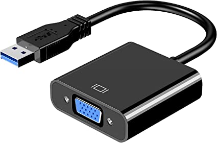 Insignia USB to VGA Adapter, USB 3.0 to VGA Adapter Multi-Display Video Converter -A Stock