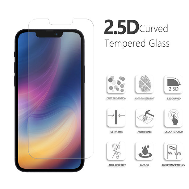 Double Spade Japanese Tempered Glass for iPhone 13 Mini 5.4 inch(Clear Series)(Single No Packaging)