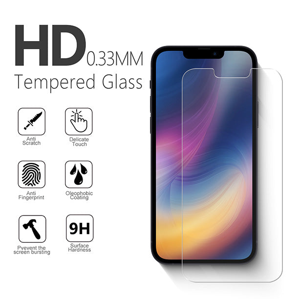 Double Spade Japanese Tempered Glass for iPhone 13/13 Pro 6.1 inch (Clear Series)(Single No Packaging)