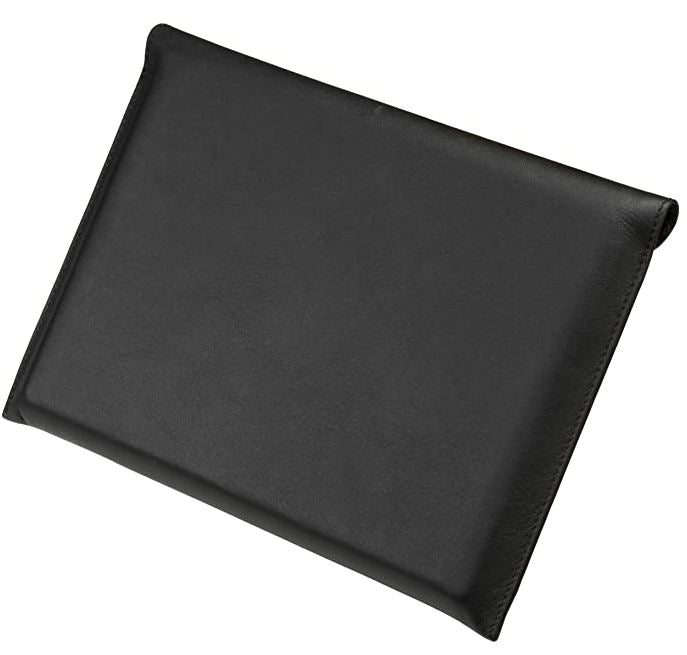 Premium Branded 7 Inch Leather Envelope - Black/7"Leather Pouch/Playbook/Christmas Gift/Documents Pouch/Dezl OTR/500/700/610/710