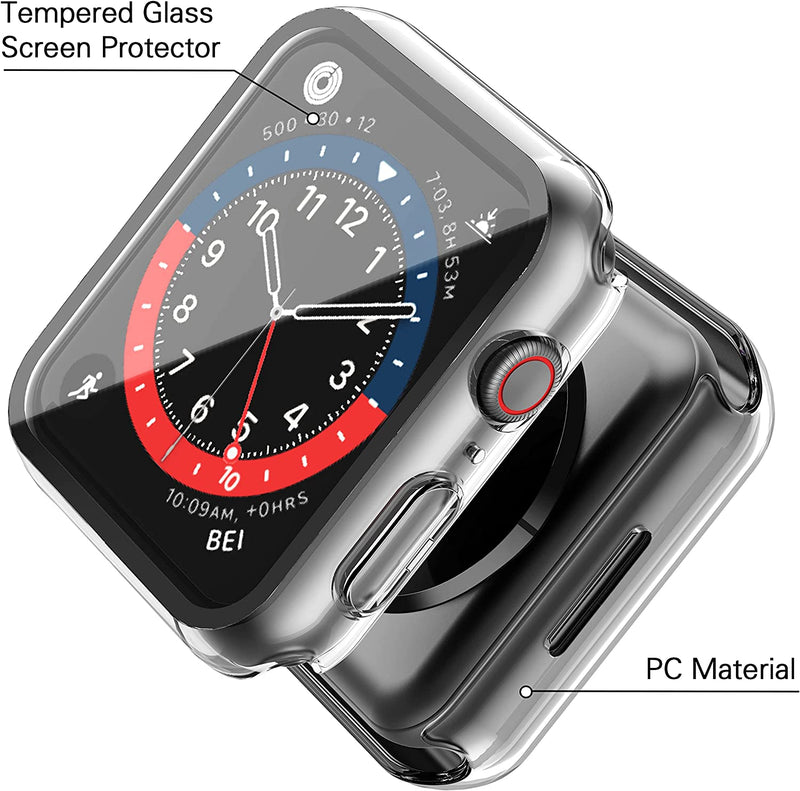 Apple Watch 41mm Transparent Pc+Glass case