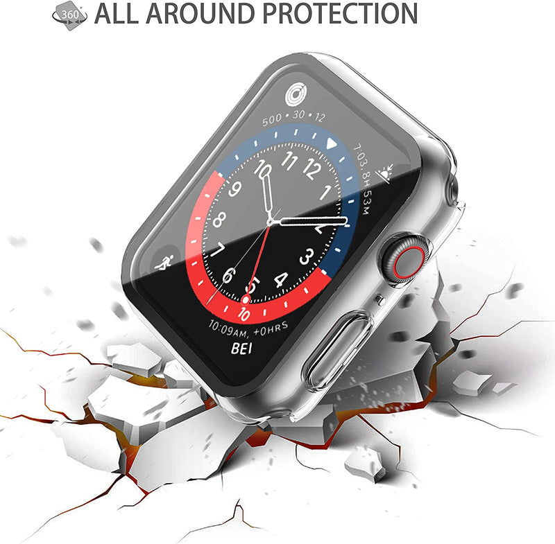 Apple Watch 41mm Transparent Pc+Glass case