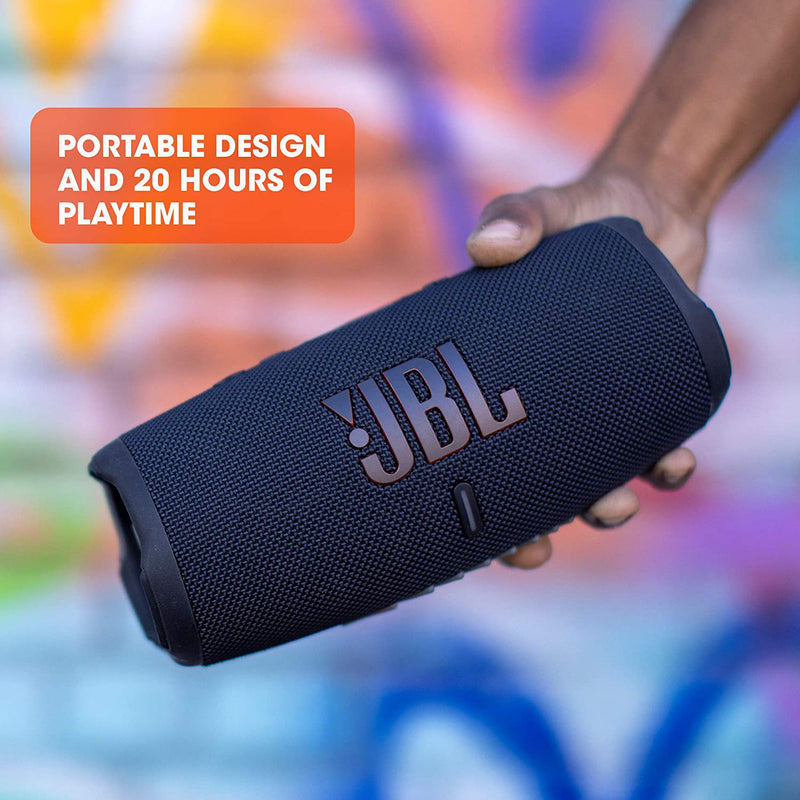 JBL Charge 5 Portable Bluetooth Speaker with Deep Bass, Built-in Powerbank, Up to 20 Hours of Playtime, IP67 Waterproof and Dustproof