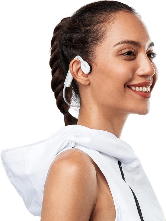 Shokz (AfterShokz) OpenMove - Open-Ear Bluetooth Sport Headphones - Bone Conduction Wireless Earphones - Sweatproof for Running and Workouts