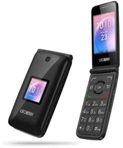 Alcatel Go Flip 3 - Flip Phone 4G LTE (Unlocked for All Carriers) Flip Phone for Seniors Big Buttons Easy to Use - Black-A-Stock