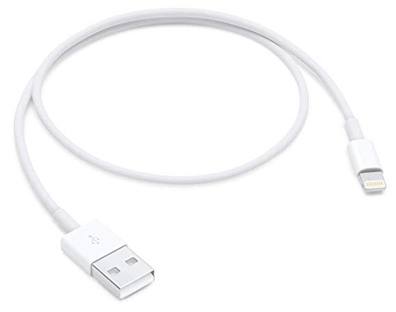 Apple MFi Certified Lightning to USB Cable Compatible iPhone Xs Max/Xr/Xs/X/8/7/6s/6plus/5s,iPad Pro/Air/Mini,iPod Touch White 1M/3.3FTA-Stock