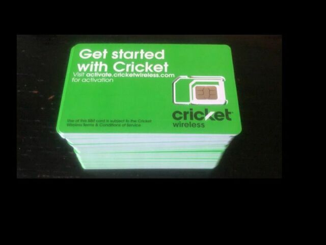 Cricket Nano Sim Card- Cricket Nano-Sim Card - Non-Activated Sim Card Supporting Nano Sim Devices