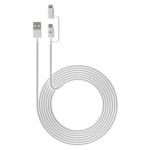 Fuse - Charge & Sync 2 in 1 Lightning/Micro USB to USB-A 3ft MFi (WHIT ...