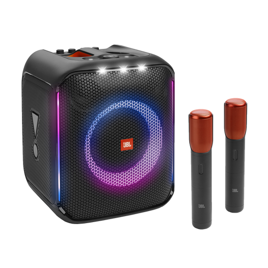 JBL PartyBox Encore Portable Party Speaker Includes 2 Digital Mics, with 100W Powerful  Sound and Built-in Dynamic Light Show Lights (Black)