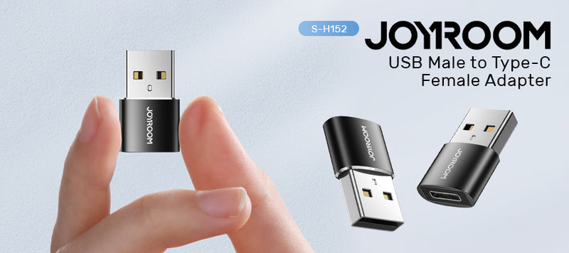 Joyroom USB male to Type-C female adapter (S-H152)- 2PCS