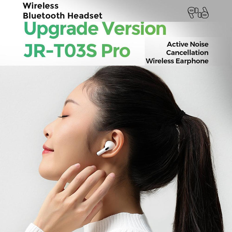 JOYROOM JR-T03S Pro Bluetooth 5.0 ANC TWS Noise Reduction Earphone with Charging Box and Free Carrying Case
